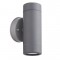 UP-DOWN GREY PP WALL LIGHT GU10Max.2x3W LED IP65 SL7031G