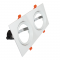 SPOT AR111 XMS DOUBLE WHITE SQUARE 320x165 XMSAR2W