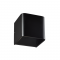 WALL MOUNTED LED BLACK UP-DOWN CUBE 1X3W 230V 3000K 30000hrs NEPHELE L35037BK
