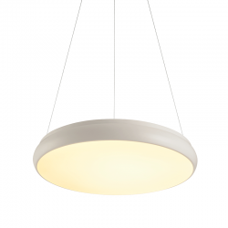 PENDANT LUMINAIRE LED 54W 4320LM 3000K WHITE METAL D60XH135CM KALLISTA V27LEDP60WH PENDANT LUMINAIRE LED 54W 4320LM 3000K WHITE METAL D60XH135CM KALLISTA V27LEDP60WH