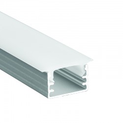 MINA SEMI TRIMLESS ALUMINUM PROFILE WITH OPAL PC DIFFUSER 2m/pc P139N