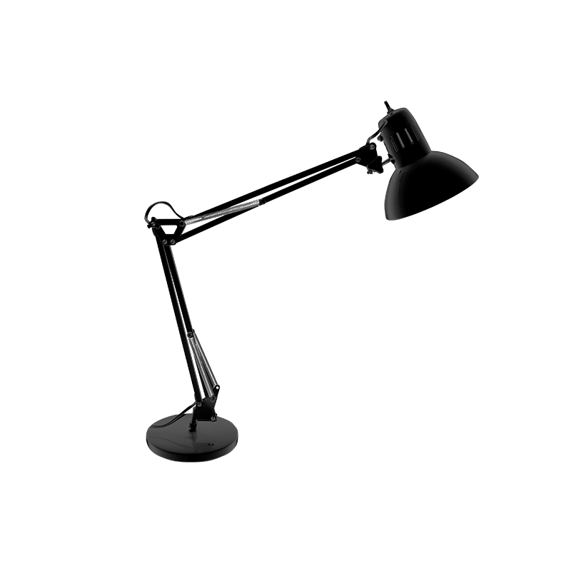 Metallic black desk lamp 1X60W E27 PENNA SF606B