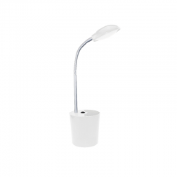 PHASING OUT LED DESK LAMP 5W 4000Κ PENCILCASE WHITE 230V Φ11ΧΗ49CM HULLEN 16035LEDWH PHASING OUT LED DESK LAMP 5W 4000Κ PENCILCASE WHITE 230V Φ11ΧΗ49CM HULLEN 16035LEDWH