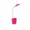 PHASING OUT LED DESK LAMP 5W 4000Κ PENCILCASE PINK 230V Φ11ΧΗ49CM HULLEN 16035LEDPK