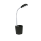PHASING OUT LED DESK LAMP 5W 4000Κ PENCILCASE BLACK 230V Φ11ΧΗ49CM HULLEN 16035LEDBK