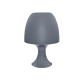 TABLE LAMP 1XE14 PLASTIC DARK GREY Φ16XH25,5CM NIOKI 1024SDGY