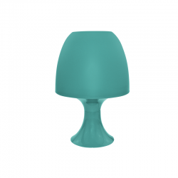 TABLE LAMP 1XE14 PLASTIC GREYGREEN Φ16XH25,5CM NIOKI 1024SGG TABLE LAMP 1XE14 PLASTIC GREYGREEN Φ16XH25,5CM NIOKI 1024SGG