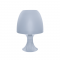 TABLE LAMP 1XE14 PLASTIC GREY LIGHT Φ16XH25,5CM NIOKI 1024SLGY