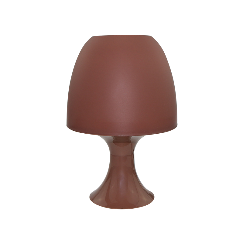 TABLE LAMP 1XE14 PLASTIC TAUPE Φ16XH25,5CM NIOKI 1024STE