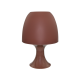 TABLE LAMP 1XE14 PLASTIC TAUPE Φ16XH25,5CM NIOKI 1024STE