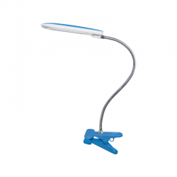 TABLE LAMP 5W BLUE 4000K WITH SPIRAL+CLIP 230V 7,5X11,5XH43,5CM BAZ2 15205LEDBEC TABLE LAMP 5W BLUE 4000K WITH SPIRAL+CLIP 230V 7,5X11,5XH43,5CM BAZ2 15205LEDBEC