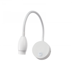 SPOT/WALL SPIRAL POWER LED CLIP LAMP 3W ΜΑΤ WHITE 50° 210Lm 4.000Κ 230V SWAN SF126BLED340W