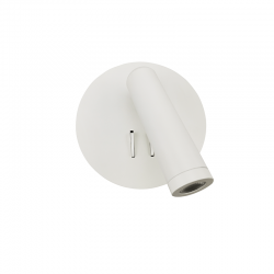 WALL LAMP LED 3+4W 3000K 280LM WHITE METAL D13,5X7CM ZEUS SF1801LEDW