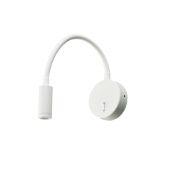 WALL LAMP LED 3W 3200K 190LM WHITE METAL D8X36CM ALIS SF1501LEDW
