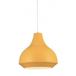 PENDANT 1ΧΕ27 METALIC MUSTARD Φ35XH135CM HAVANA KS080335MU