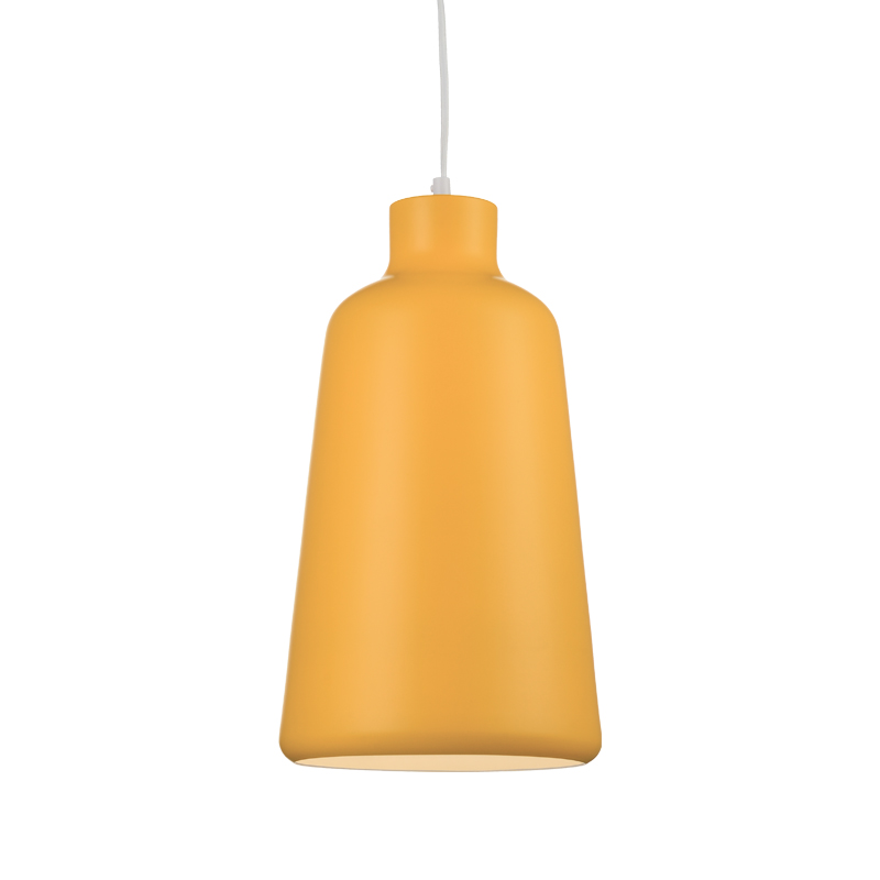 NETTO PENDANT 1ΧΕ27 METALIC MUSTARD Φ23XH145CM KS080423MU NETTO PENDANT 1ΧΕ27 METALIC MUSTARD Φ23XH145CM KS080423MU