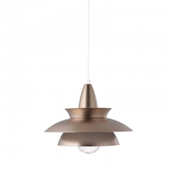 PHASING OUT PENDANT LUMINAIRE 1ΧΕ27 METALIC GOLD BRONZE Φ33ΧΗ128CM BROOKLYN KS07881PCG PHASING OUT PENDANT LUMINAIRE 1ΧΕ27 METALIC GOLD BRONZE Φ33ΧΗ128CM BROOKLYN KS07881PCG