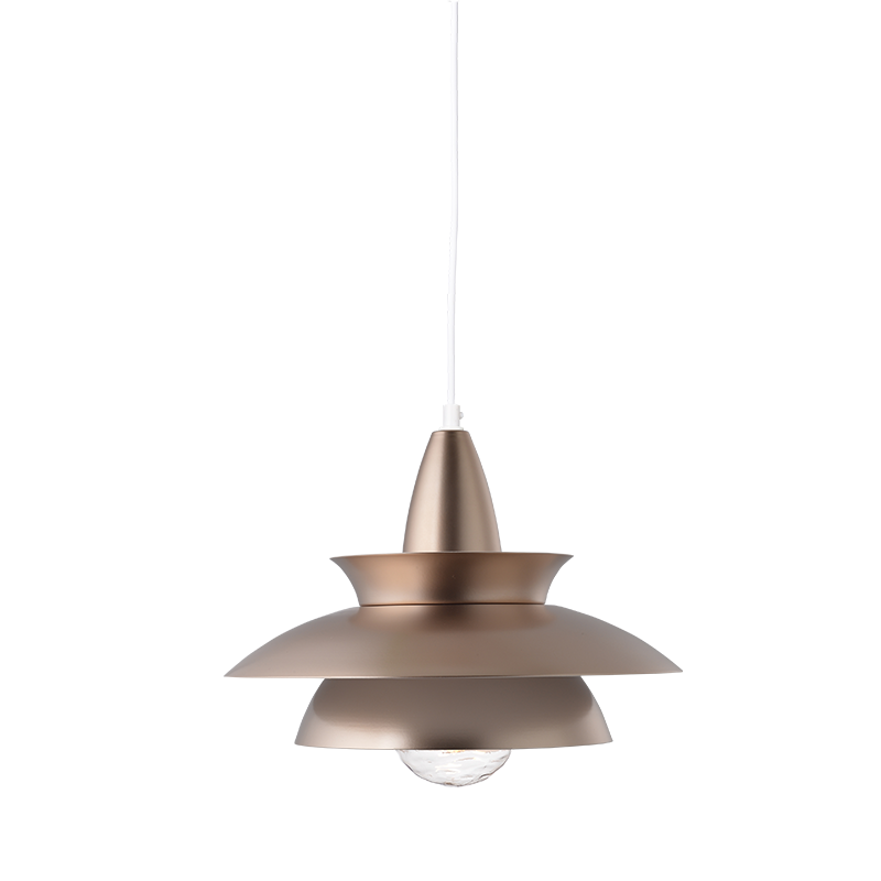 PHASING OUT PENDANT LUMINAIRE 1ΧΕ27 METALIC GOLD BRONZE Φ33ΧΗ128CM BROOKLYN KS07881PCG