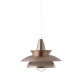 PHASING OUT PENDANT LUMINAIRE 1ΧΕ27 METALIC GOLD BRONZE Φ33ΧΗ128CM BROOKLYN KS07881PCG