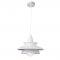 PHASING OUT PENDANT LUMINAIRE 1ΧΕ27 METALIC WHITE Φ33ΧΗ128CM BROOKLYN KS07881PWH