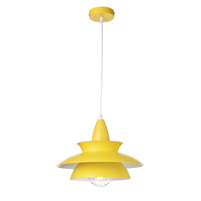 PHASING OUT PENDANT LUMINAIRE 1ΧΕ27 METALIC YELLOW Φ33ΧΗ128CM BROOKLYN KS07881PYW PHASING OUT PENDANT LUMINAIRE 1ΧΕ27 METALIC YELLOW Φ33ΧΗ128CM BROOKLYN KS07881PYW