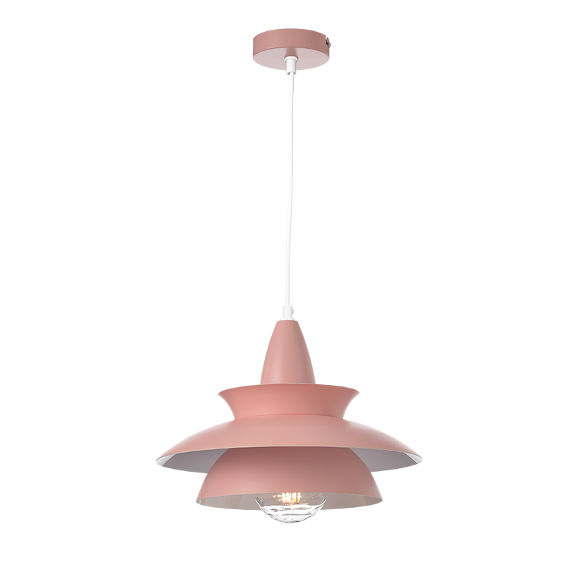 PHASING OUT PENDANT LUMINAIRE 1ΧΕ27 METALIC PINK Φ33ΧΗ128CM BROOKLYN KS07881PPK PHASING OUT PENDANT LUMINAIRE 1ΧΕ27 METALIC PINK Φ33ΧΗ128CM BROOKLYN KS07881PPK