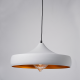 PENDANT LUMINAIRE 1ΧΕ27 METALIC WHITE/GOLD Φ46ΧΗ123CM CALIPHATE KS07961PWG PENDANT LUMINAIRE 1ΧΕ27 METALIC WHITE/GOLD Φ46ΧΗ123CM CALIPHATE KS07961PWG