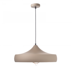 PENDANT LUMINAIRE 1ΧΕ27 METALIC BROWN/GOLD Φ46ΧΗ123CM CALIPHATE KS07961PKG
