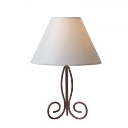 TABLE LAMP1XE14 BROWN METAL /LIGHT BEIGE FABRIC SHADE ISMENE KS1007T1BN TABLE LAMP1XE14 BROWN METAL /LIGHT BEIGE FABRIC SHADE ISMENE KS1007T1BN
