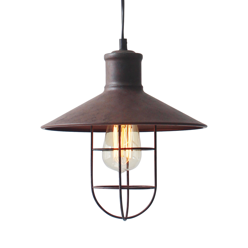 NETTO BELL METAL RUST D27CM 1ΧE27 KS1344P1RT