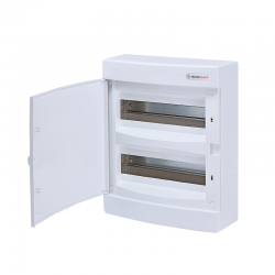 SURFACE MOUNTING 24 MODULES 2 ROWS WHITE DOOR 282N24CW SURFACE MOUNTING 24 MODULES 2 ROWS WHITE DOOR 282N24CW