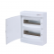 SURFACE MOUNTING 24 MODULES 2 ROWS WHITE DOOR 282N24CW