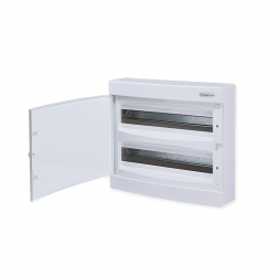 SURFACE MOUNTING 36 MODULES 2 ROWS WHITE DOOR 282N2X18CW SURFACE MOUNTING 36 MODULES 2 ROWS WHITE DOOR 282N2X18CW
