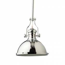 METAL BELL POLISHED CHROME COLOR 1XE27 with glass CRONUS KS1300P311CH METAL BELL POLISHED CHROME COLOR 1XE27 with glass CRONUS KS1300P311CH