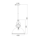 METAL BELL POLISHED CHROME COLOR 1XE27 with glass CRONUS KS1300P311CH