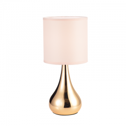 TOUCH TABLE LAMP 1ΧΕ27 METAL PAL PINK+BRASS 15ΧΗ34CM BELLATRIS KS1178T1PG TOUCH TABLE LAMP 1ΧΕ27 METAL PAL PINK+BRASS 15ΧΗ34CM BELLATRIS KS1178T1PG