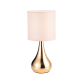 TOUCH TABLE LAMP 1ΧΕ27 METAL PAL PINK+BRASS 15ΧΗ34CM BELLATRIS KS1178T1PG