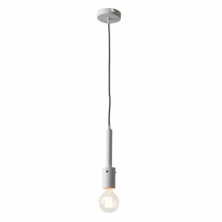 PENDANT METALIC WHITE 1ΧE27 PRIMO KS2084P51SWH PENDANT METALIC WHITE 1ΧE27 PRIMO KS2084P51SWH