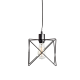 PENDANT 1XE27 METALLIC BLACK ANDY KS1462P1BK
