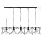 PENDANT 5ΧE27 METALIC BLACK ANDY KS1462P5BK