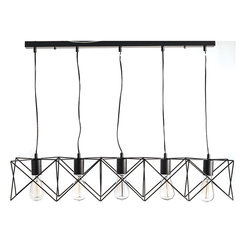 PENDANT 5ΧE27 METALIC BLACK ANDY KS1462P5BK PENDANT 5ΧE27 METALIC BLACK ANDY KS1462P5BK