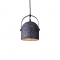 PENDANT 1ΧΕ27 BLACK CEMENT D16XH130CM CARAMELO KS411P16B
