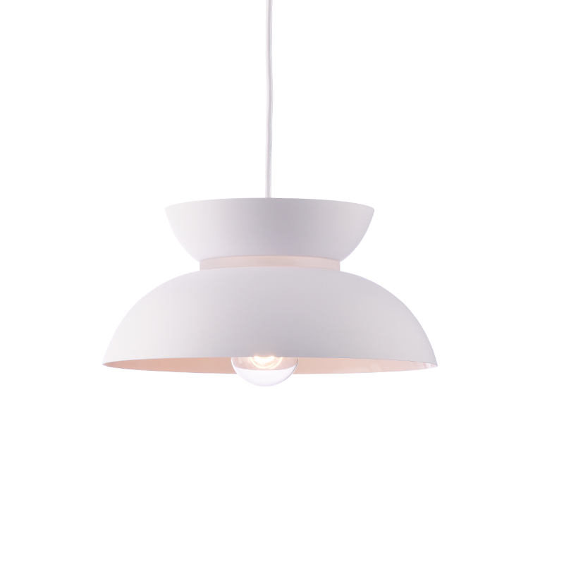 PENDANT 1ΧΕ27 METALIC WHITE D29XH120CM AEOLUS KS871P29WH PENDANT 1ΧΕ27 METALIC WHITE D29XH120CM AEOLUS KS871P29WH