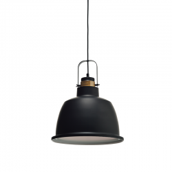 PENDANT METALIC BLACK 1ΧE27 + WOOD SHADE Φ35ΧΗ145CM ERNEST KS212635P PENDANT METALIC BLACK 1ΧE27 + WOOD SHADE Φ35ΧΗ145CM ERNEST KS212635P
