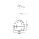 WALL LAMP 1 Χ Ε27 BLACK 50Χ11Χ8 CM METALIC PROMETHEUS KS202925BK