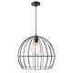 WALL LAMP 1 Χ Ε27 BLACK 50Χ11Χ8 CM METALIC PROMETHEUS KS202940BK