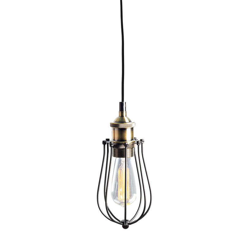 PENDANT METAL BLACK D10CM 1ΧE27 SOTIS KS2047P1BK