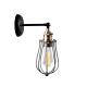 WALL LAMP BLACK 1 Χ Ε27 D10CM METALIC SOTIS KS2047W1BK WALL LAMP BLACK 1 Χ Ε27 D10CM METALIC SOTIS KS2047W1BK
