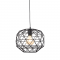 PENDANT 1ΧΕ27 METAL BLACK GRID Φ30ΧΗ130CM ALADDIN KS180430PB