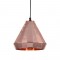NETTO PENDANT 1ΧΕ27 GLASS COPPER Φ22ΧΗ125CM KS174622PC